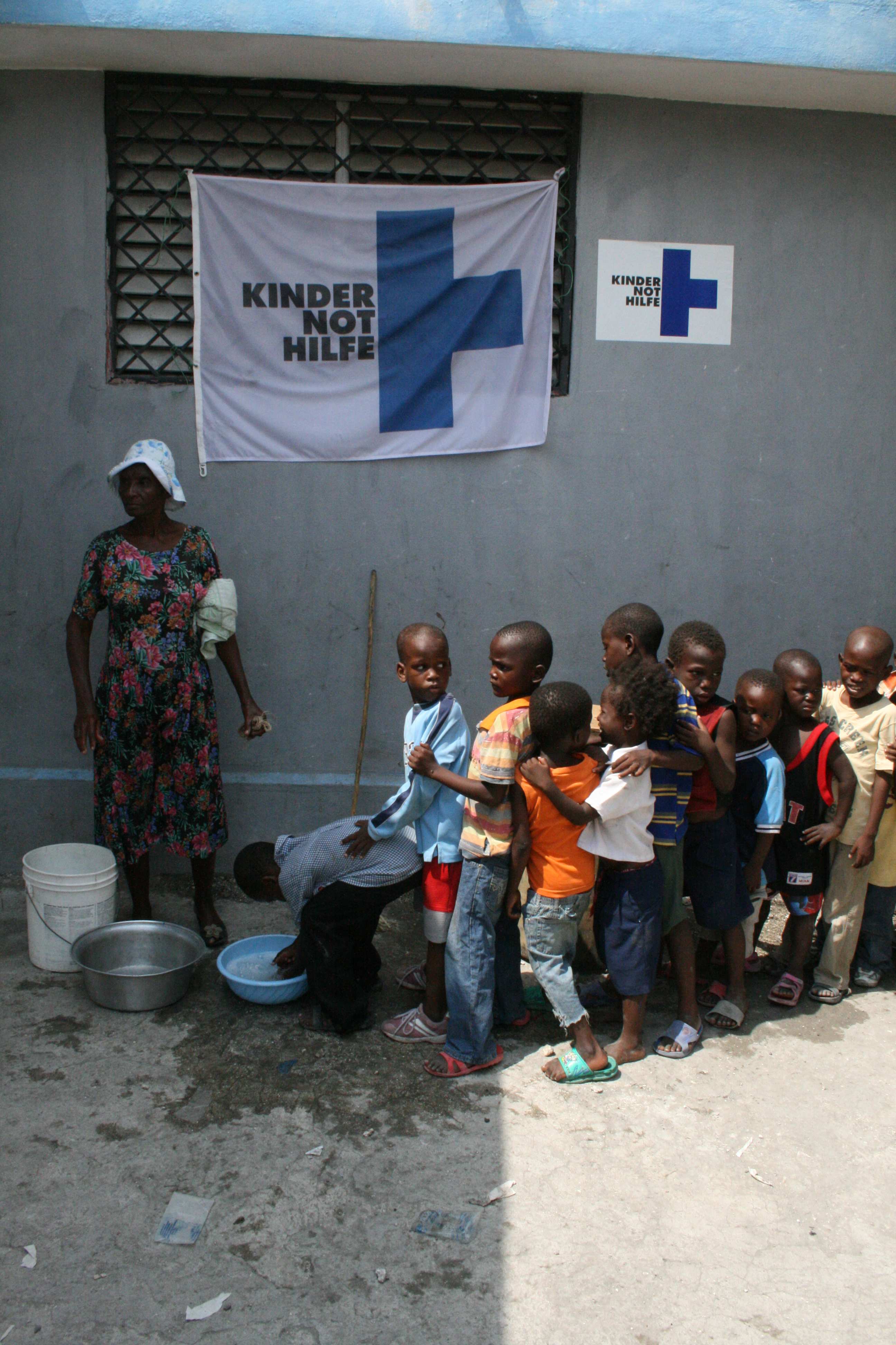 Soforthilfe in Haiti (Foto: Kindernothilfe-Partner)
